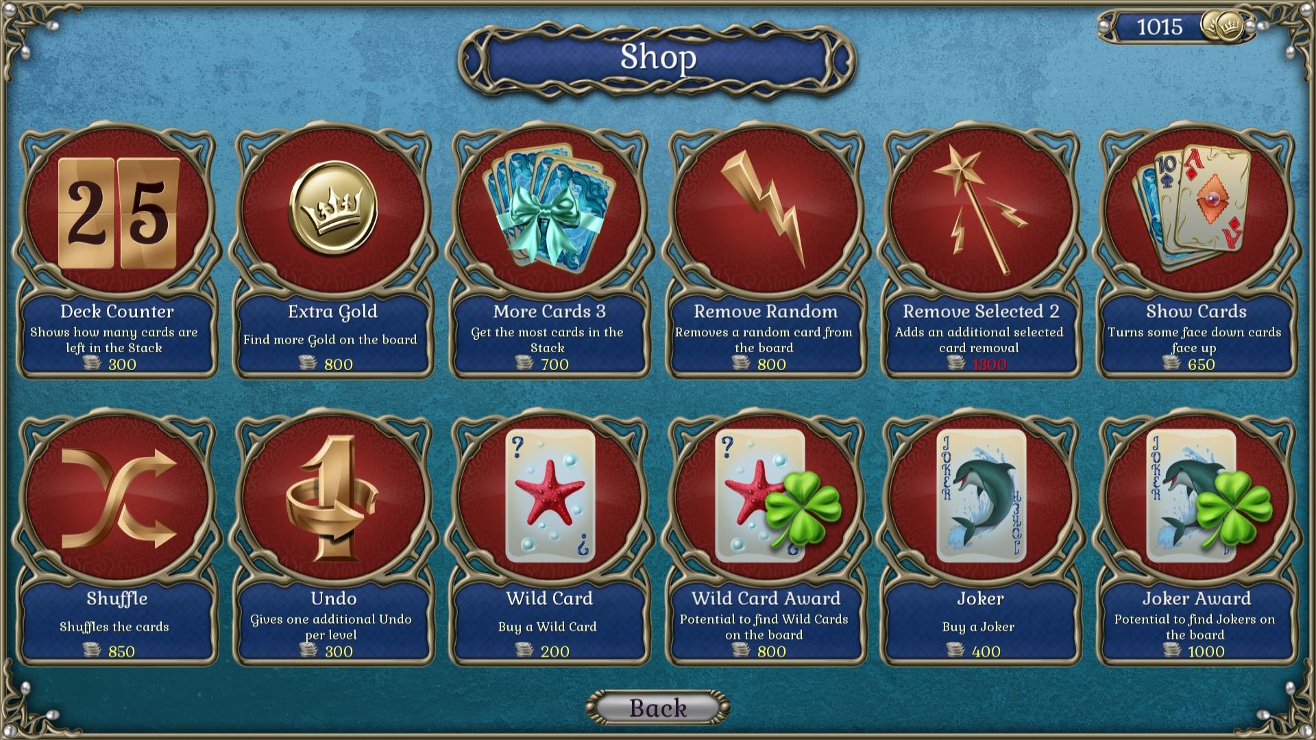 Jewel Match Atlantis Solitaire - Collector's Edition screenshot