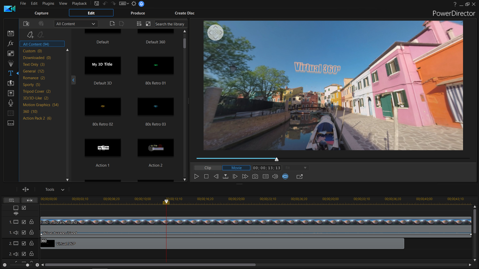 CyberLink PowerDirector 18 Ultimate - Video editing, Video editor, making videos screenshot