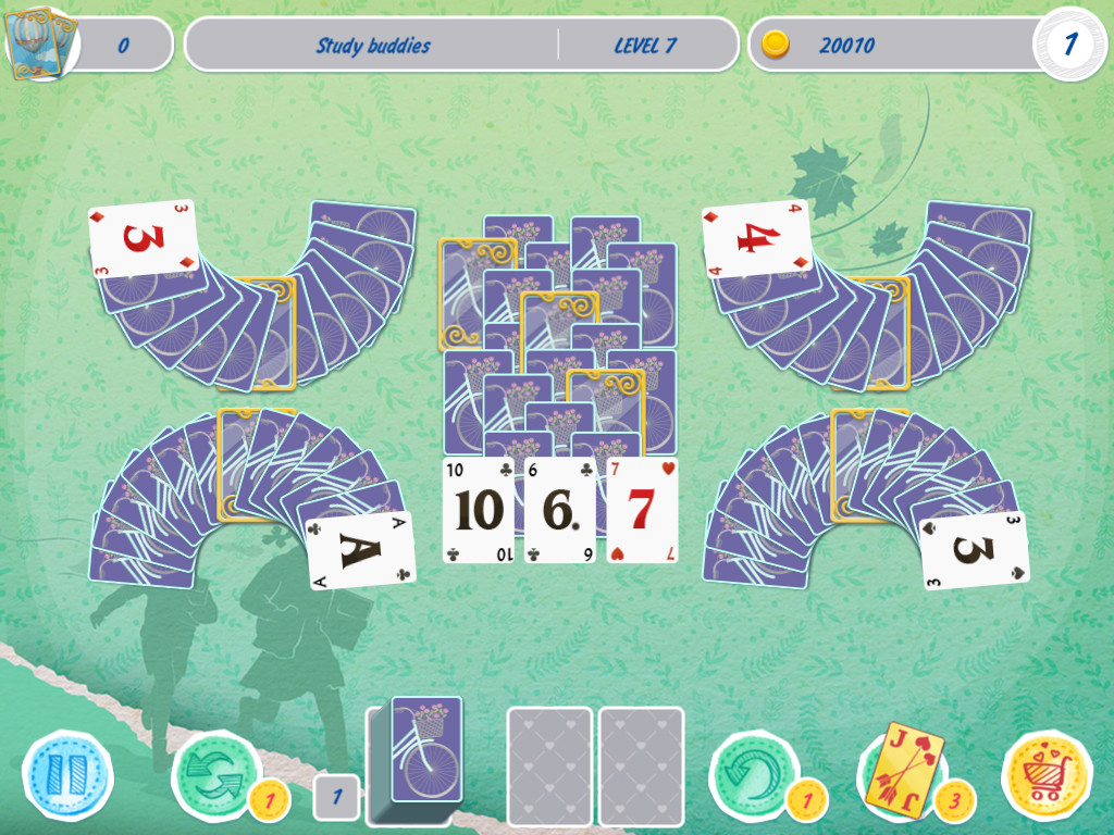 Solitaire Match 2 Cards. Valentine's Day screenshot