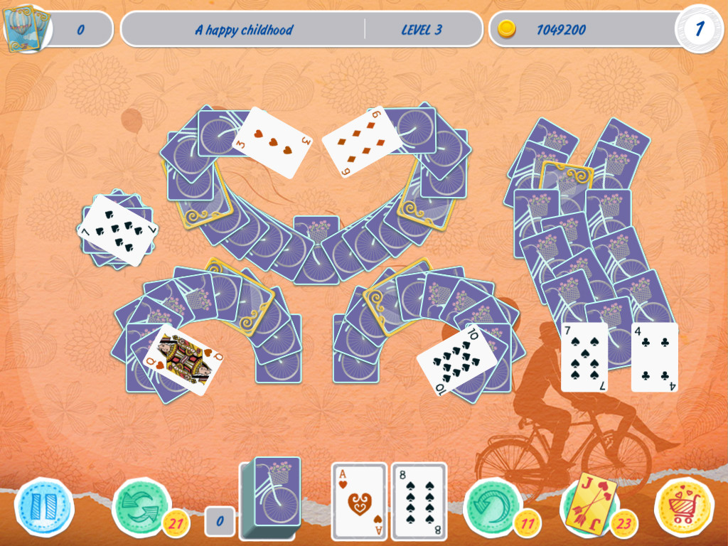 Solitaire Match 2 Cards. Valentine's Day screenshot