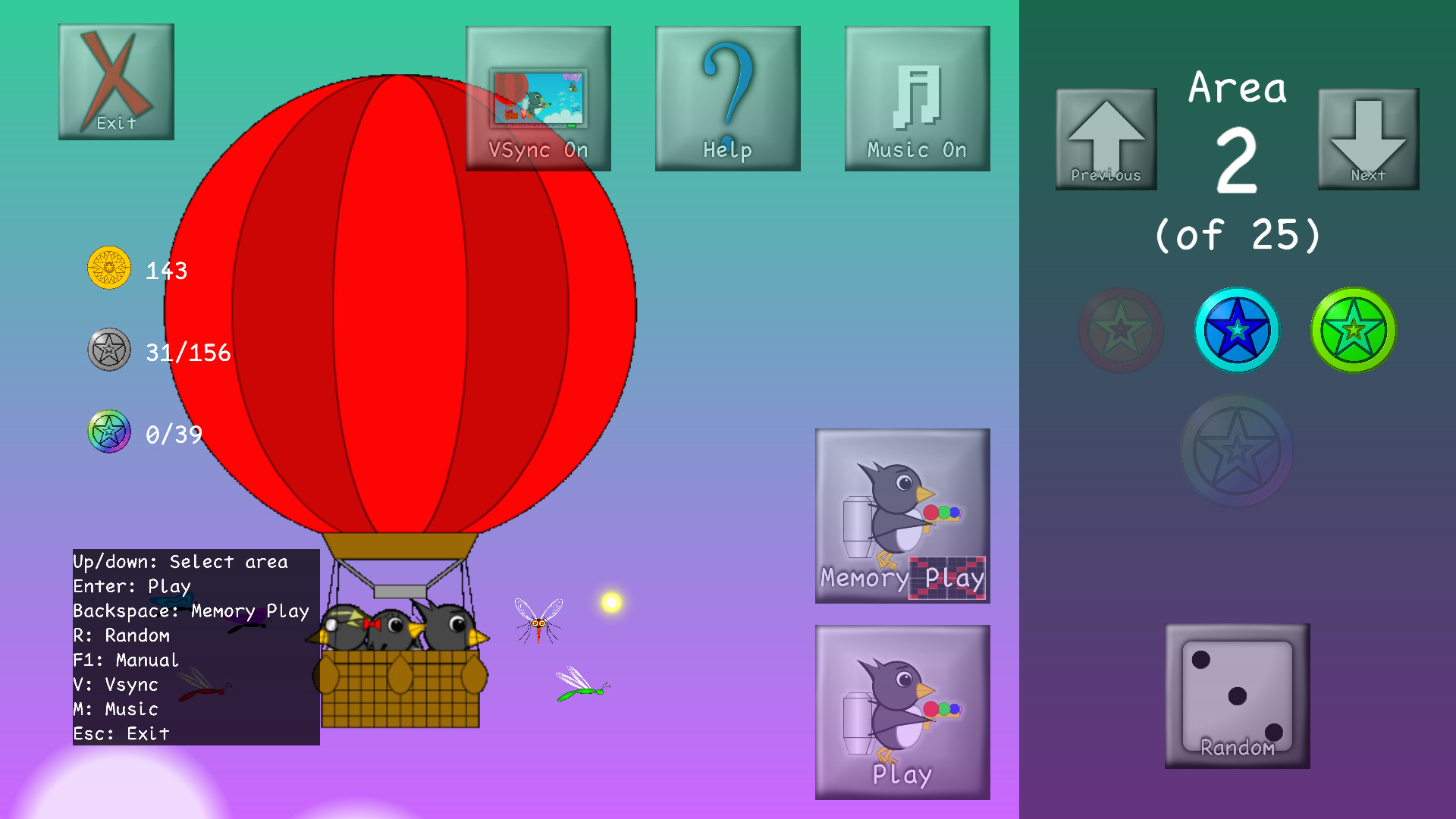 Penguins vs. Bugs screenshot