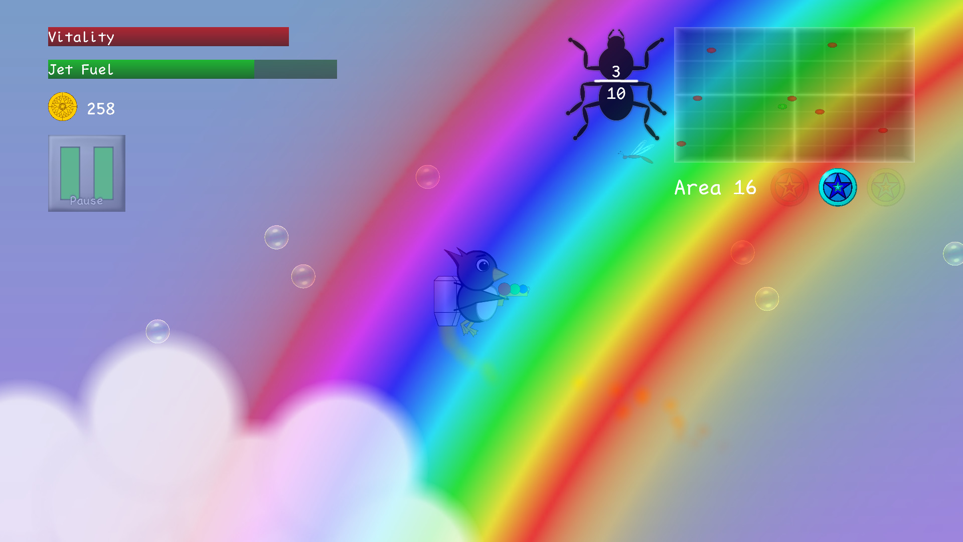 Penguins vs. Bugs screenshot