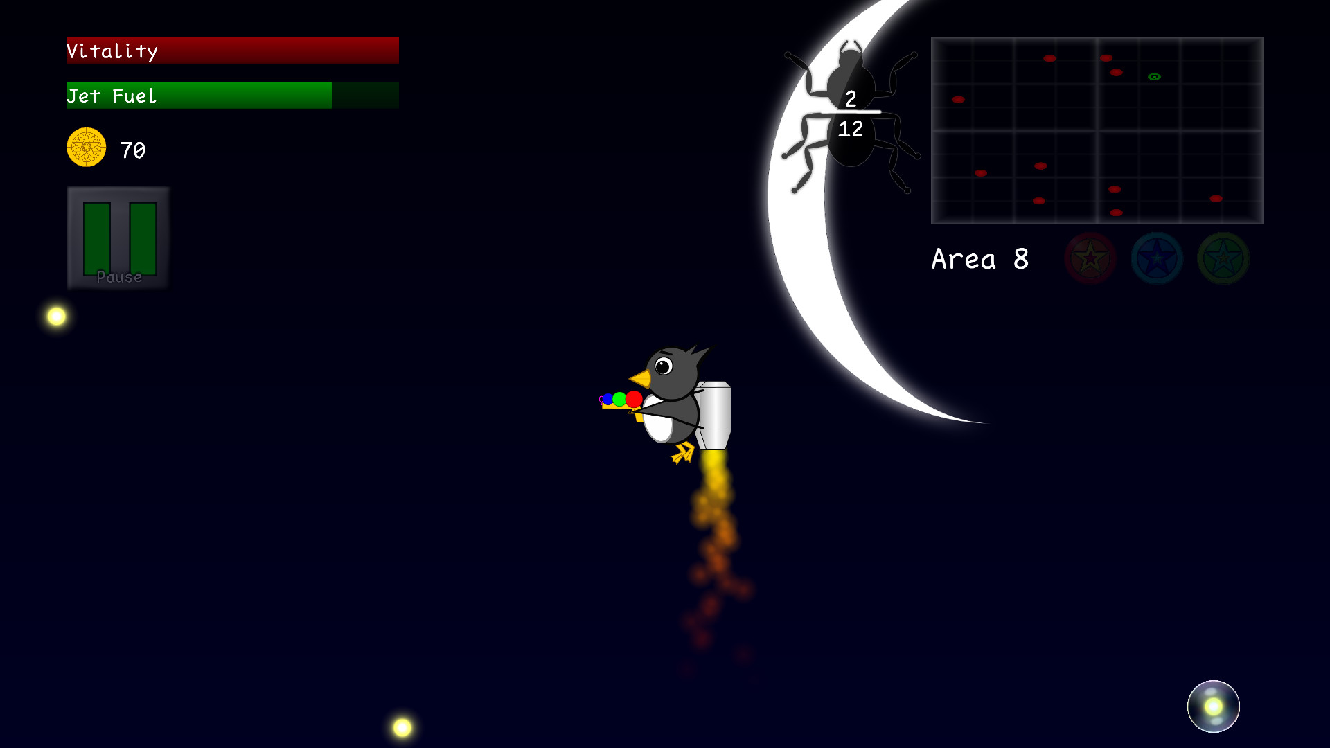 Penguins vs. Bugs screenshot