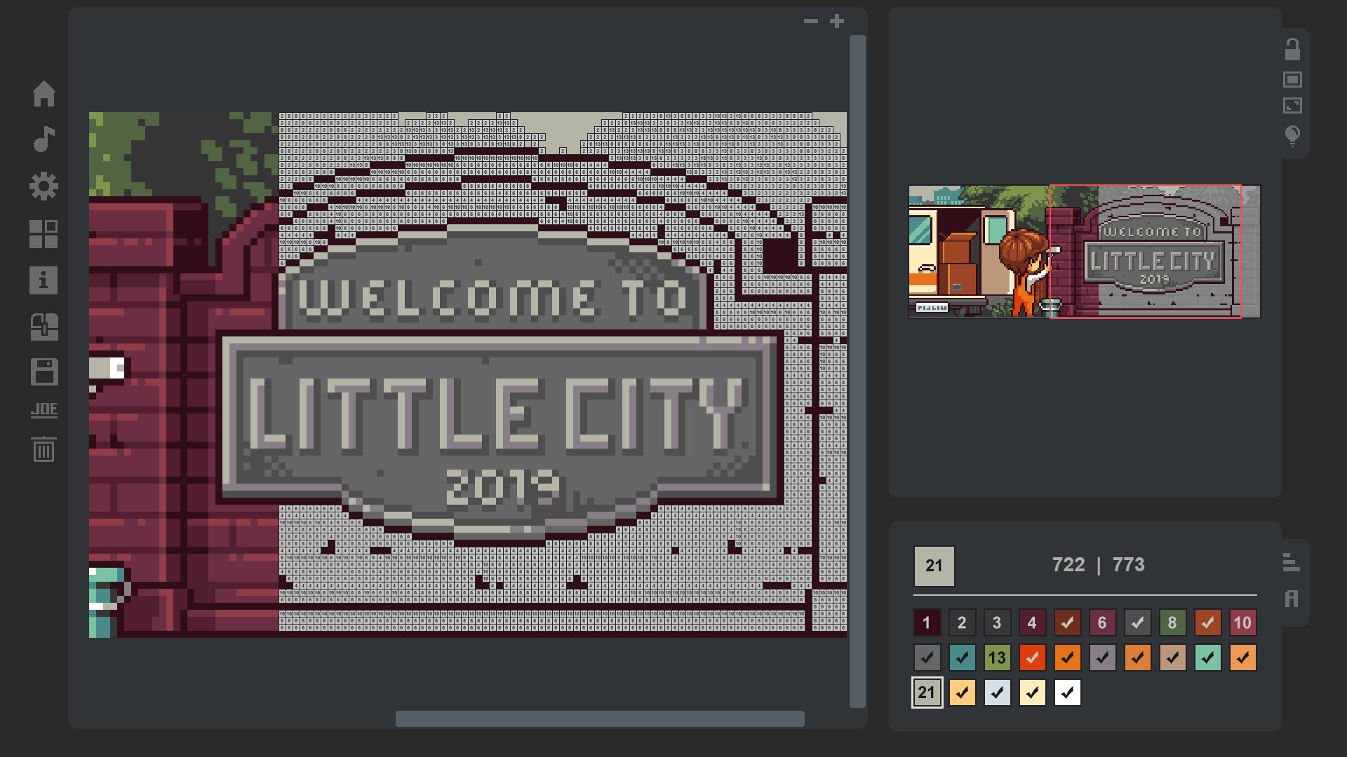 Coloring Game: Little City screenshot