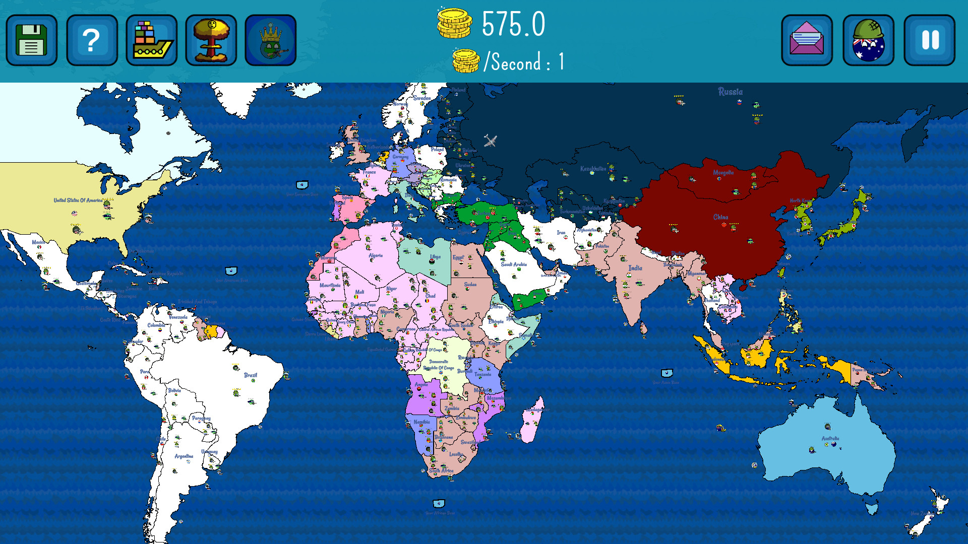 Dictators:No Peace Countryballs screenshot