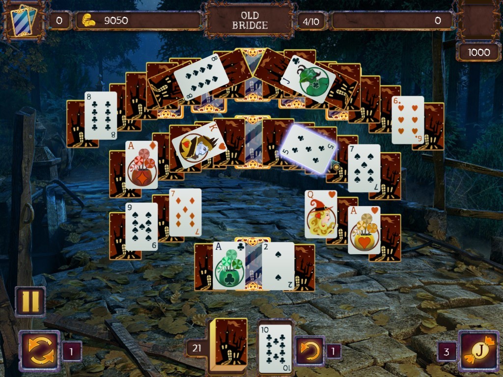 Solitaire Game Halloween screenshot