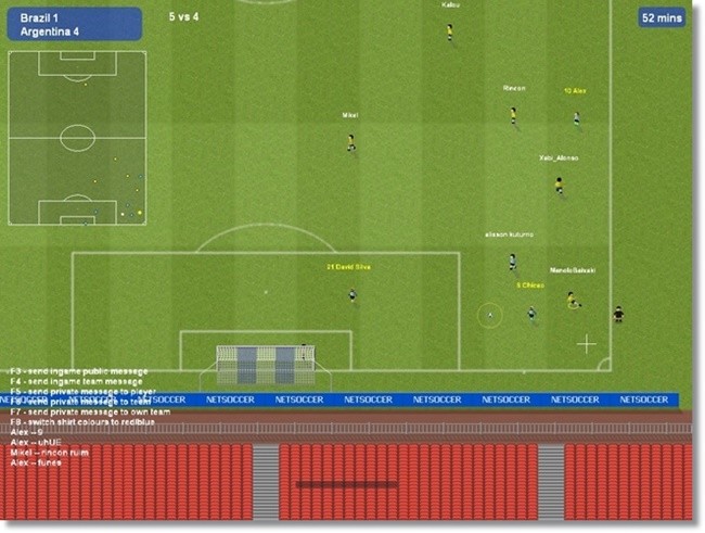 Netsoccer screenshot