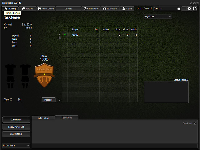 Netsoccer screenshot
