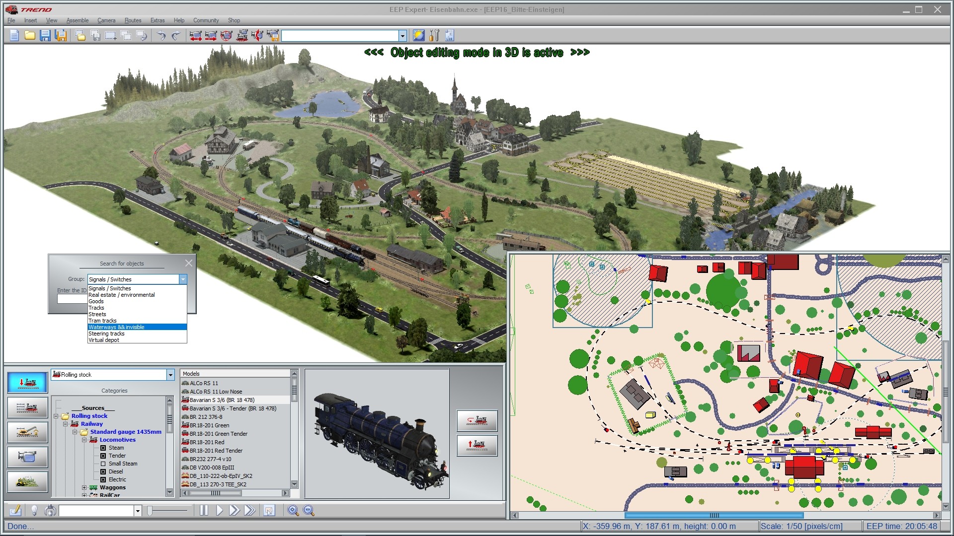 EEP  16 Expert Eisenbahn Aufbau- und Steuerungssimulation screenshot