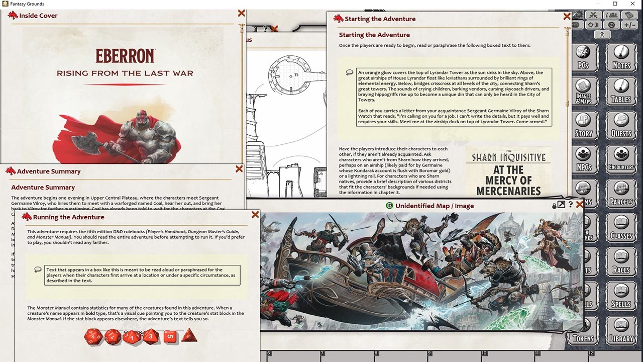 Fantasy Grounds - D&D Eberron: Rising From The Last War screenshot