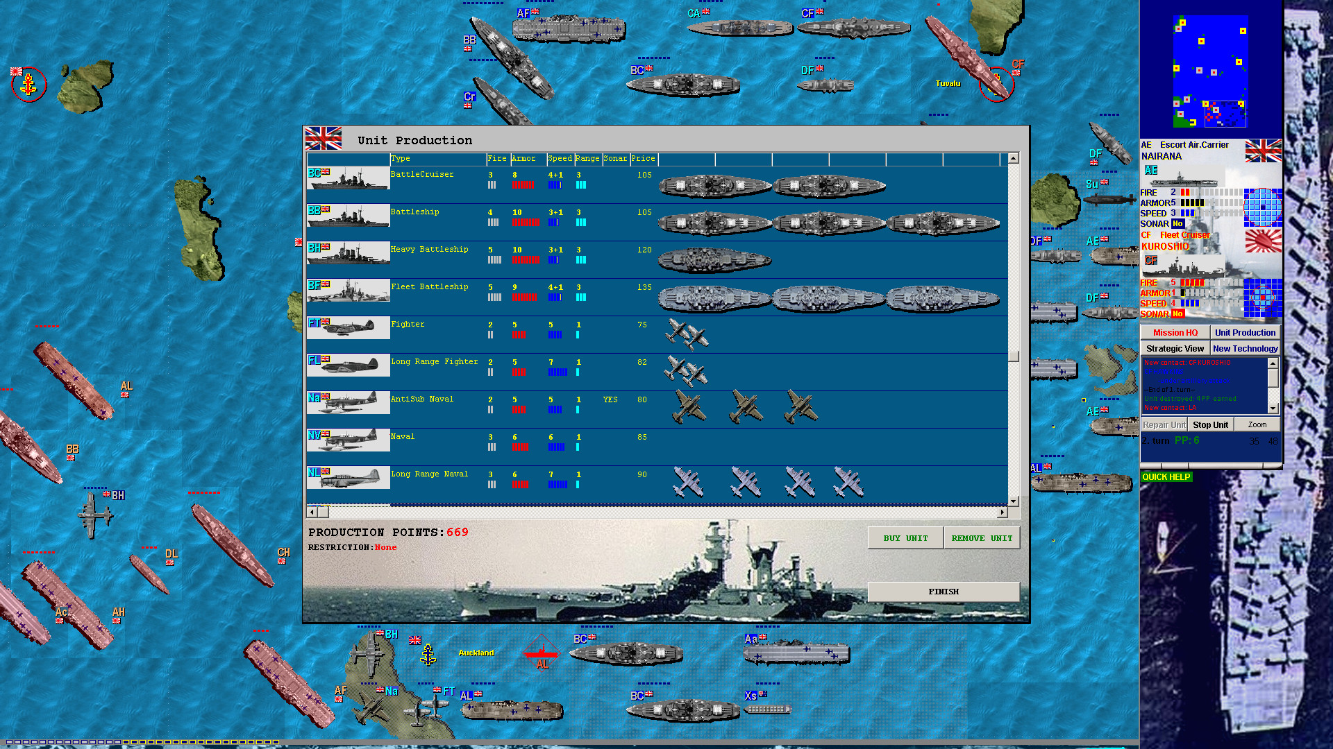Battleships and Carriers - Pacific War screenshot