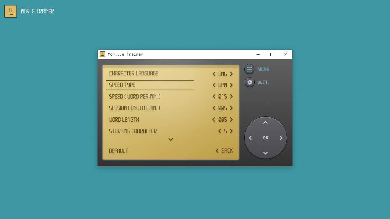 MOR...E TRAINER (Learning Morse Code) screenshot