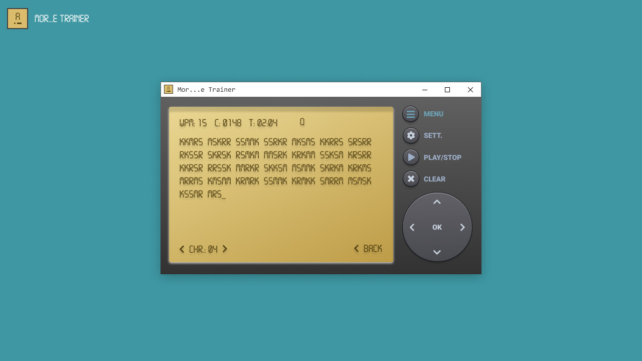 MOR...E TRAINER (Learning Morse Code) screenshot