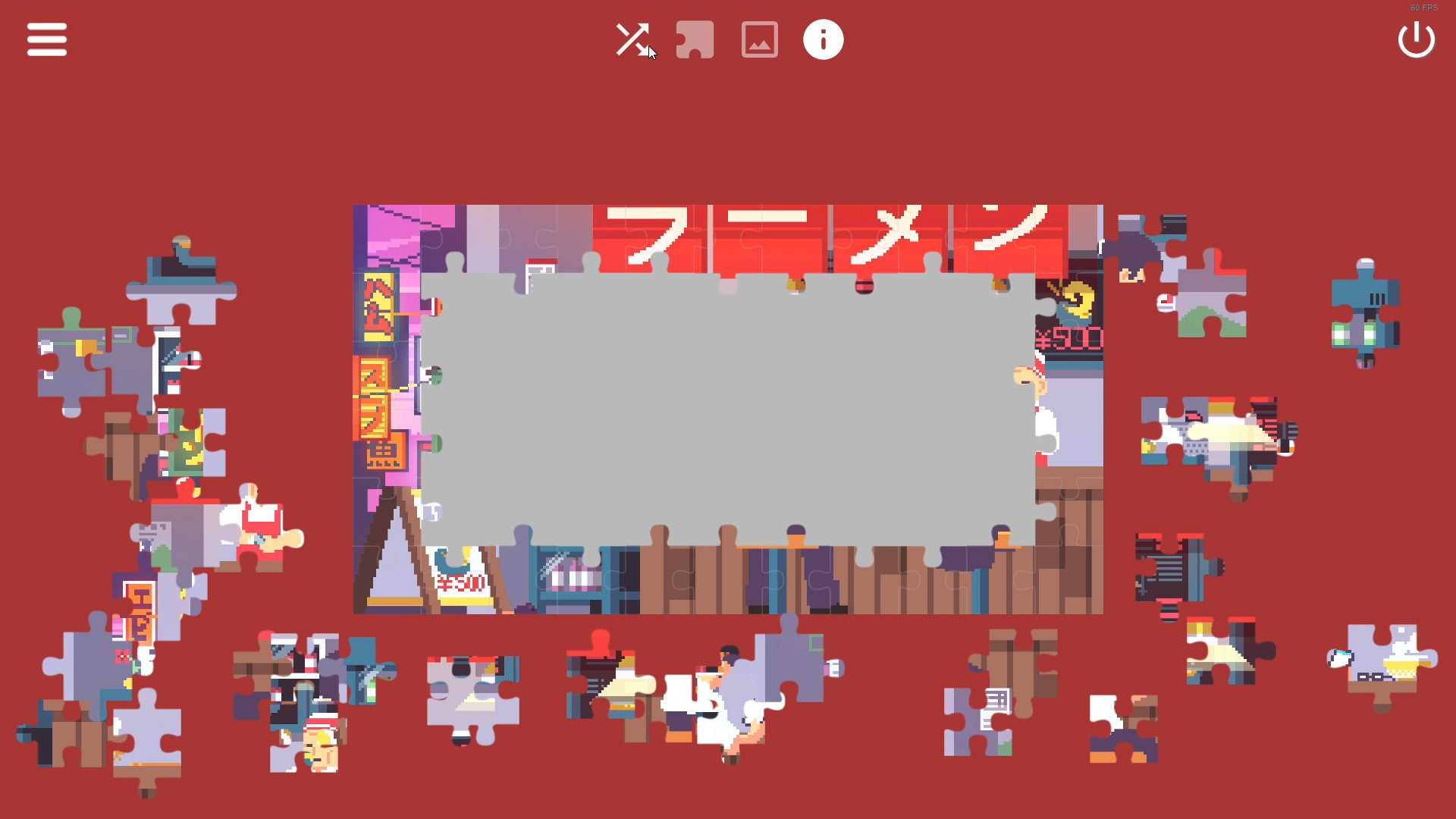 Daylife in Japan - Pixel Art Jigsaw Puzzle screenshot