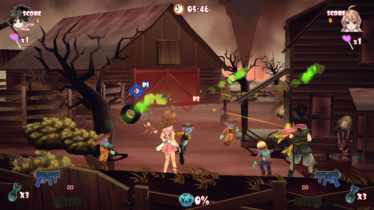 Zombie Panic In Wonderland DX screenshot