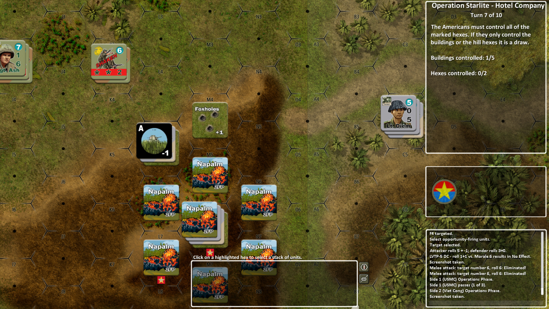 Lock 'n Load Tactical Digital: Heroes of Nam - Battlepack 1 screenshot