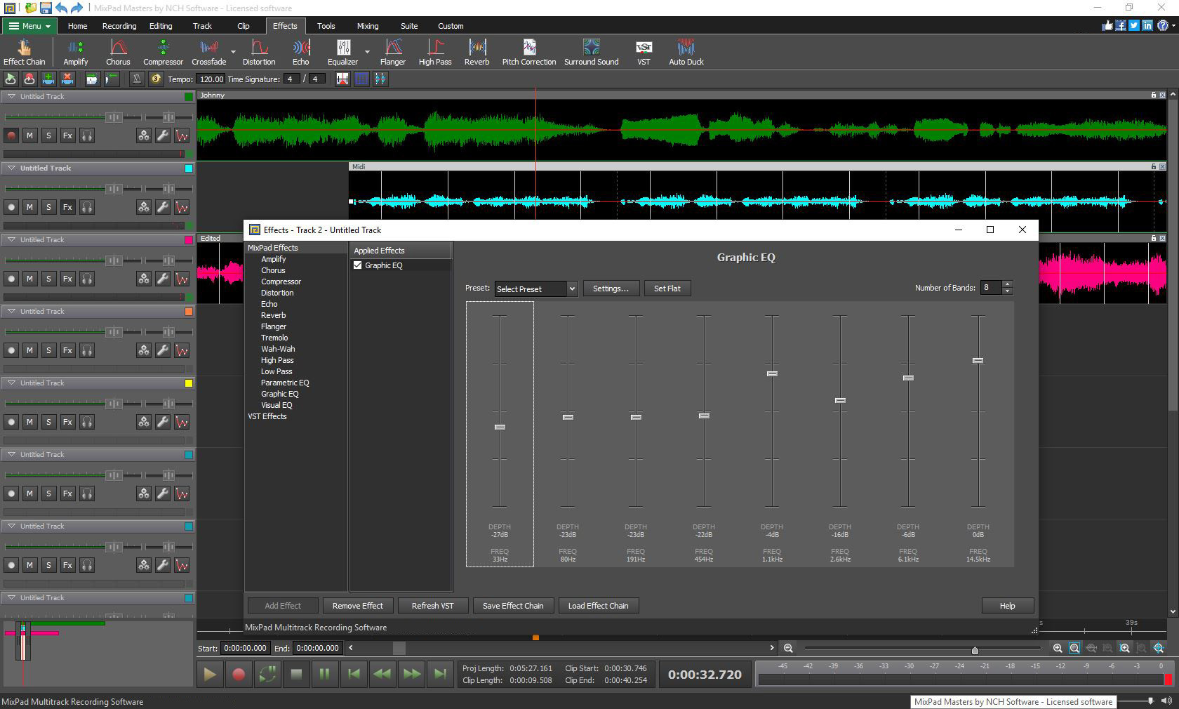 MixPad screenshot