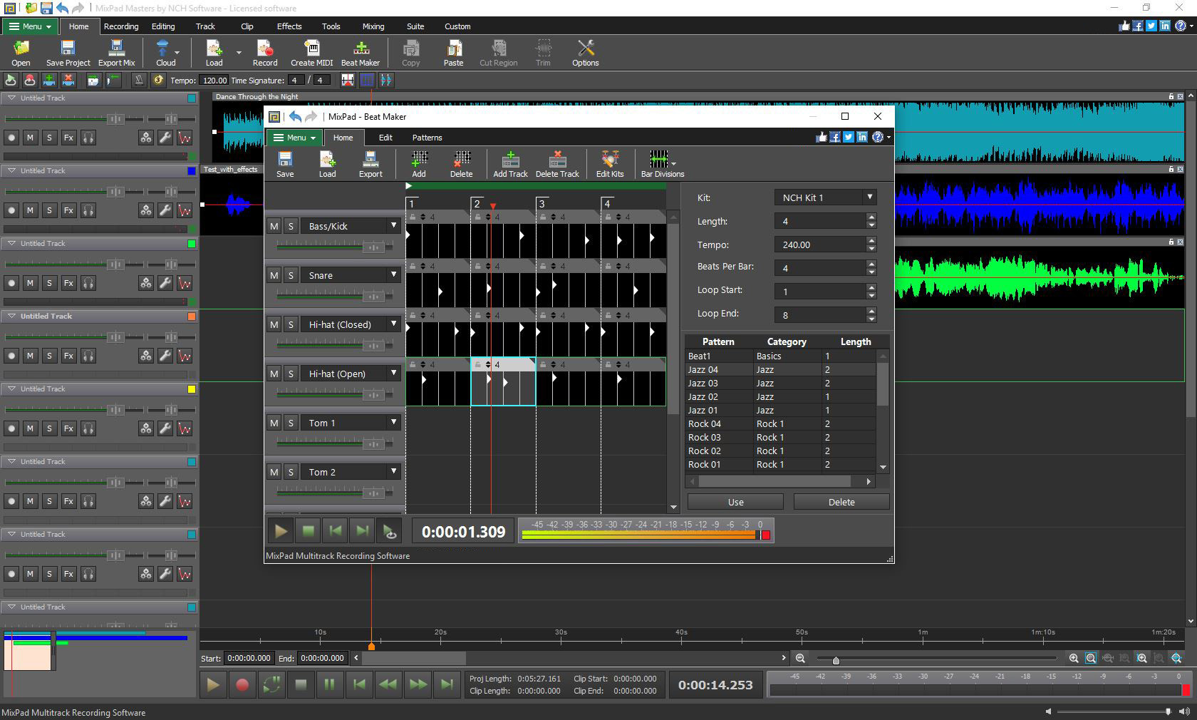 MixPad screenshot
