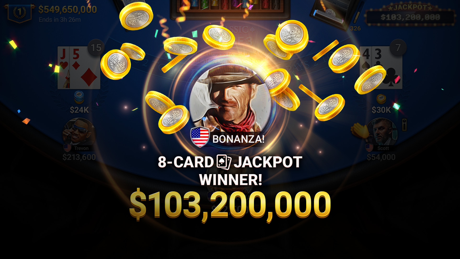 Blackjack Championship screenshot