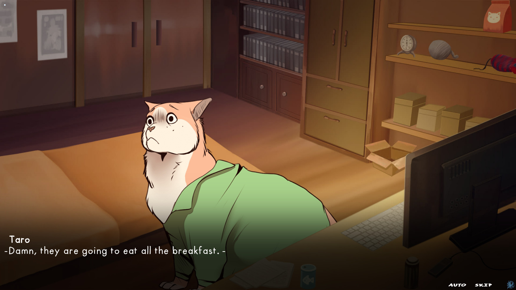 Taro: a fluffy visual novel screenshot