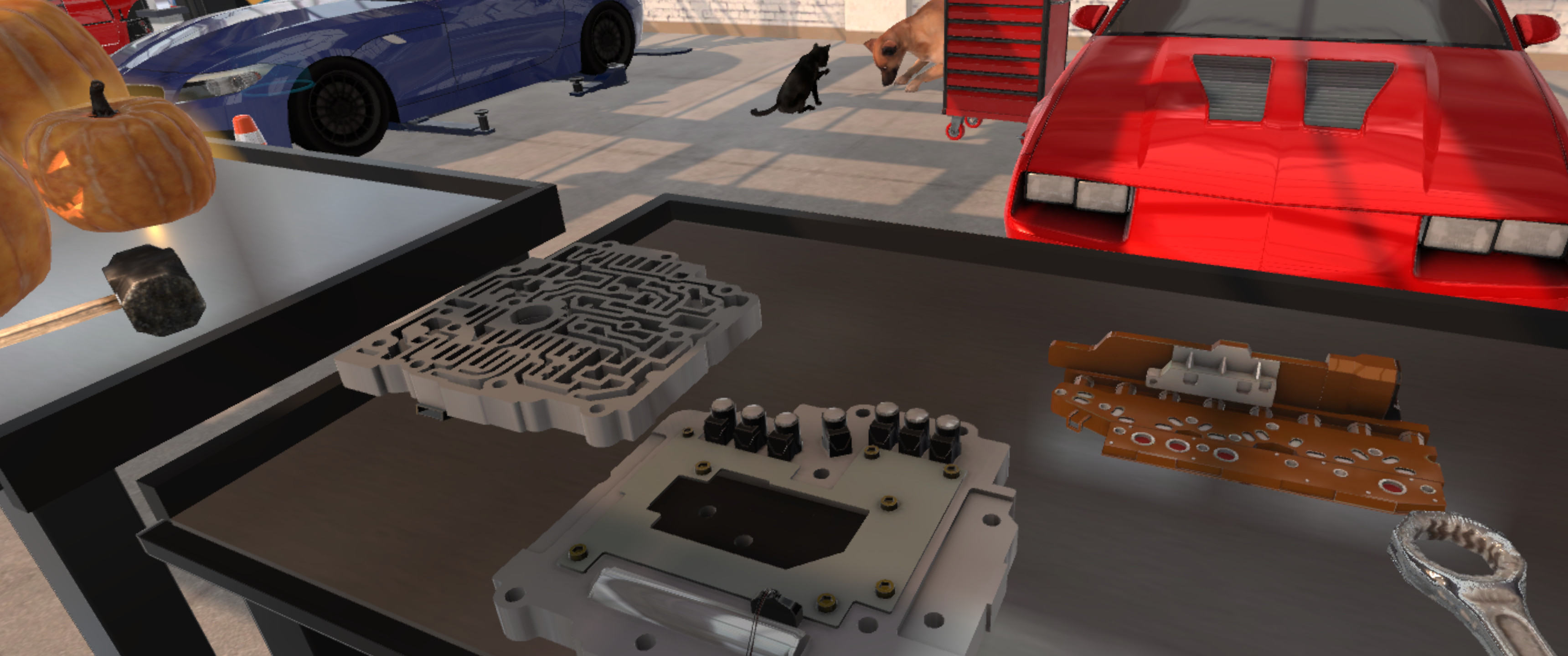 Basic Car Repair Garage VR screenshot