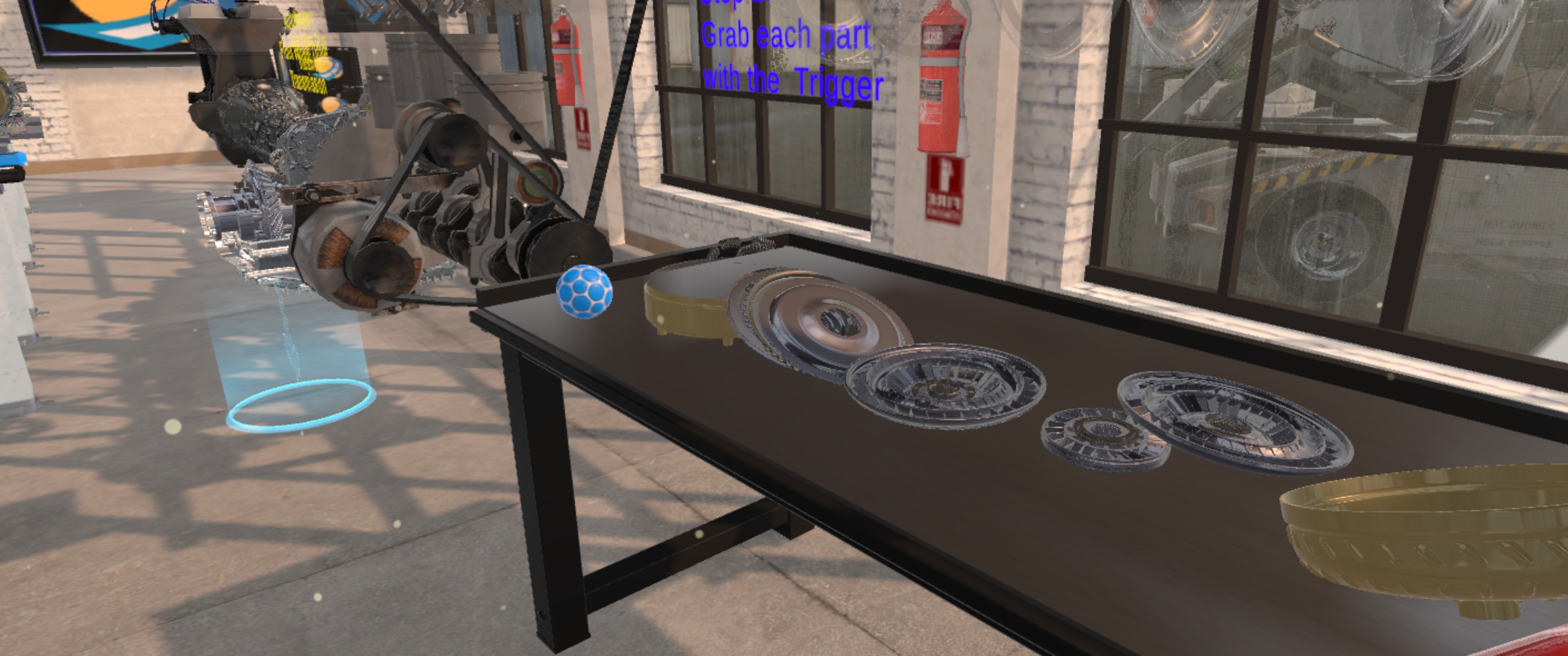 Basic Car Repair Garage VR screenshot