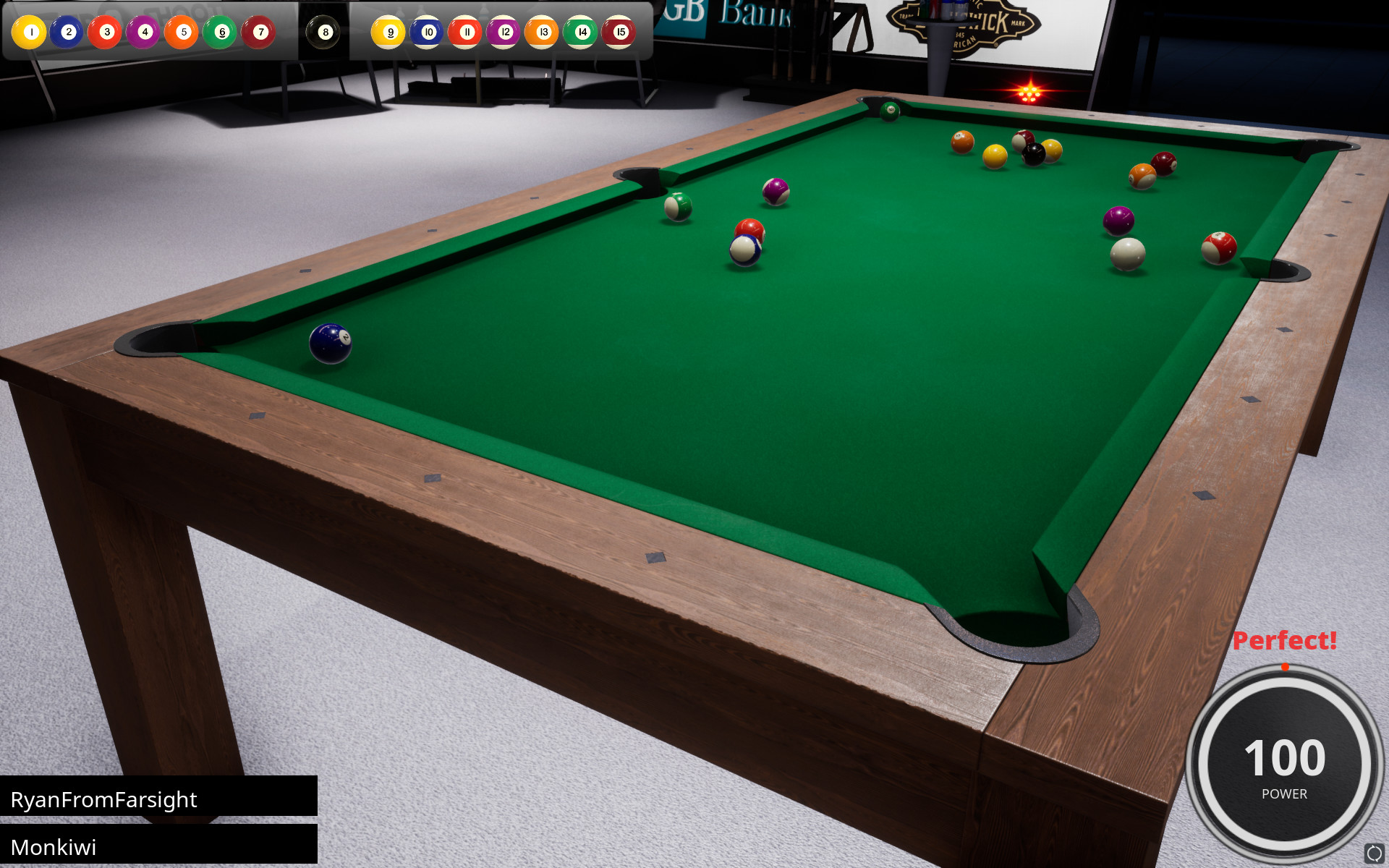 Brunswick Pro Billiards screenshot
