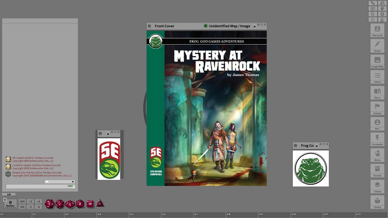 Fantasy Grounds - Mystery at Ravenrock (5E) screenshot