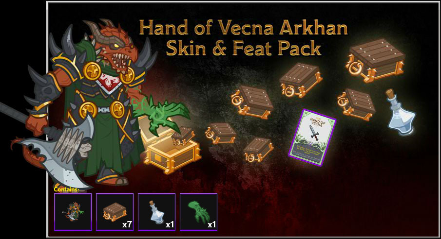 Idle Champions - Hand of Vecna Arkhan Skin & Feat Pack screenshot
