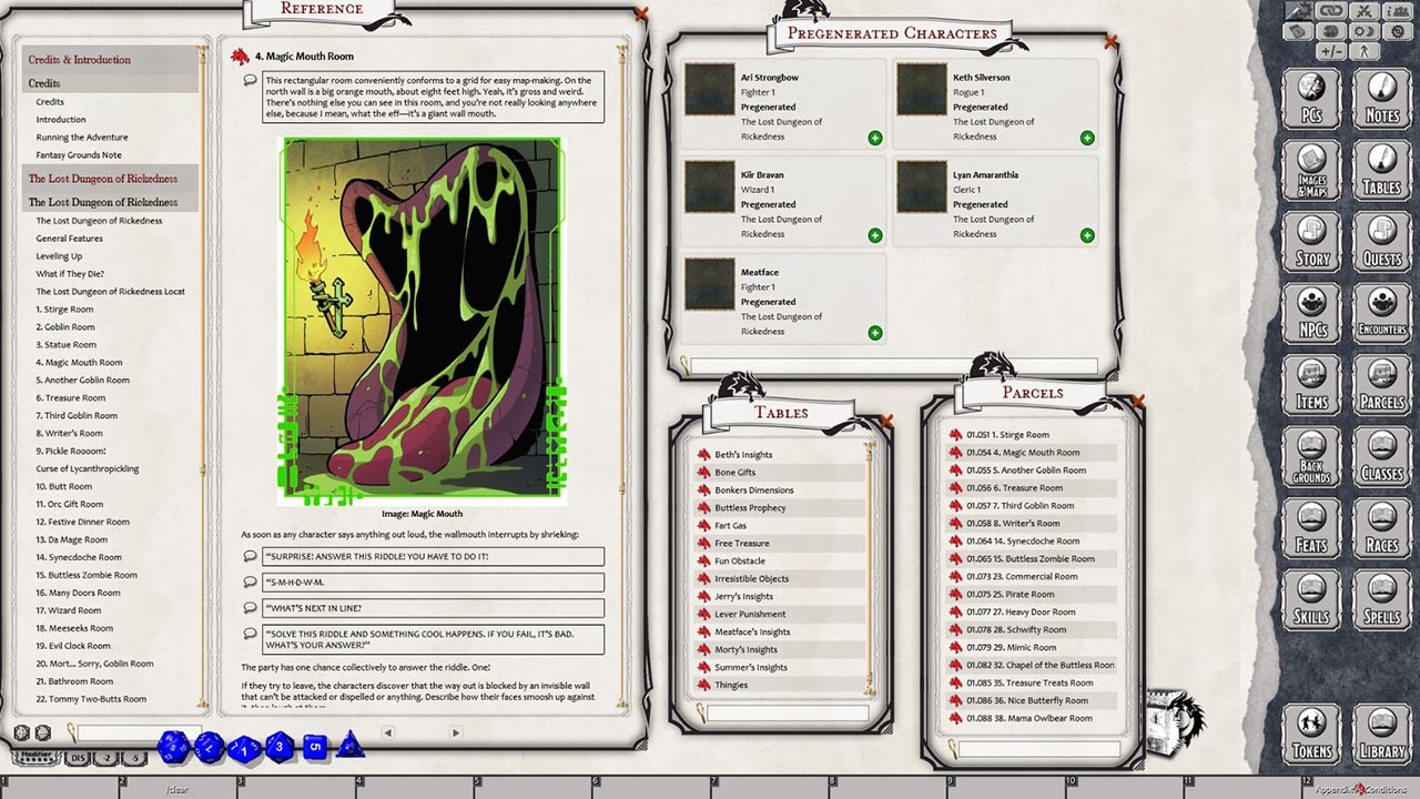 Fantasy Grounds - Dungeons & Dragons vs Rick and Morty screenshot