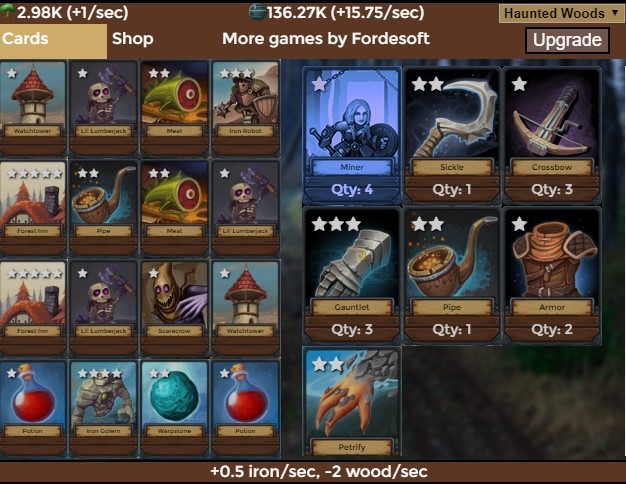 Creature Card Idle screenshot