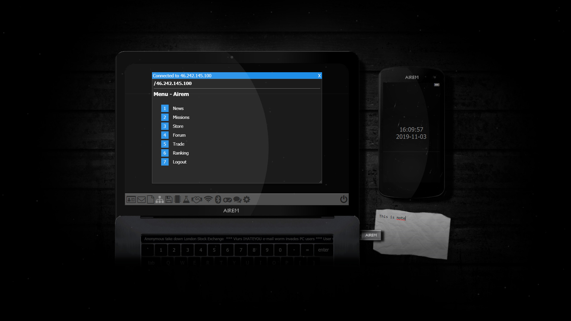 Airhack: Hacking screenshot