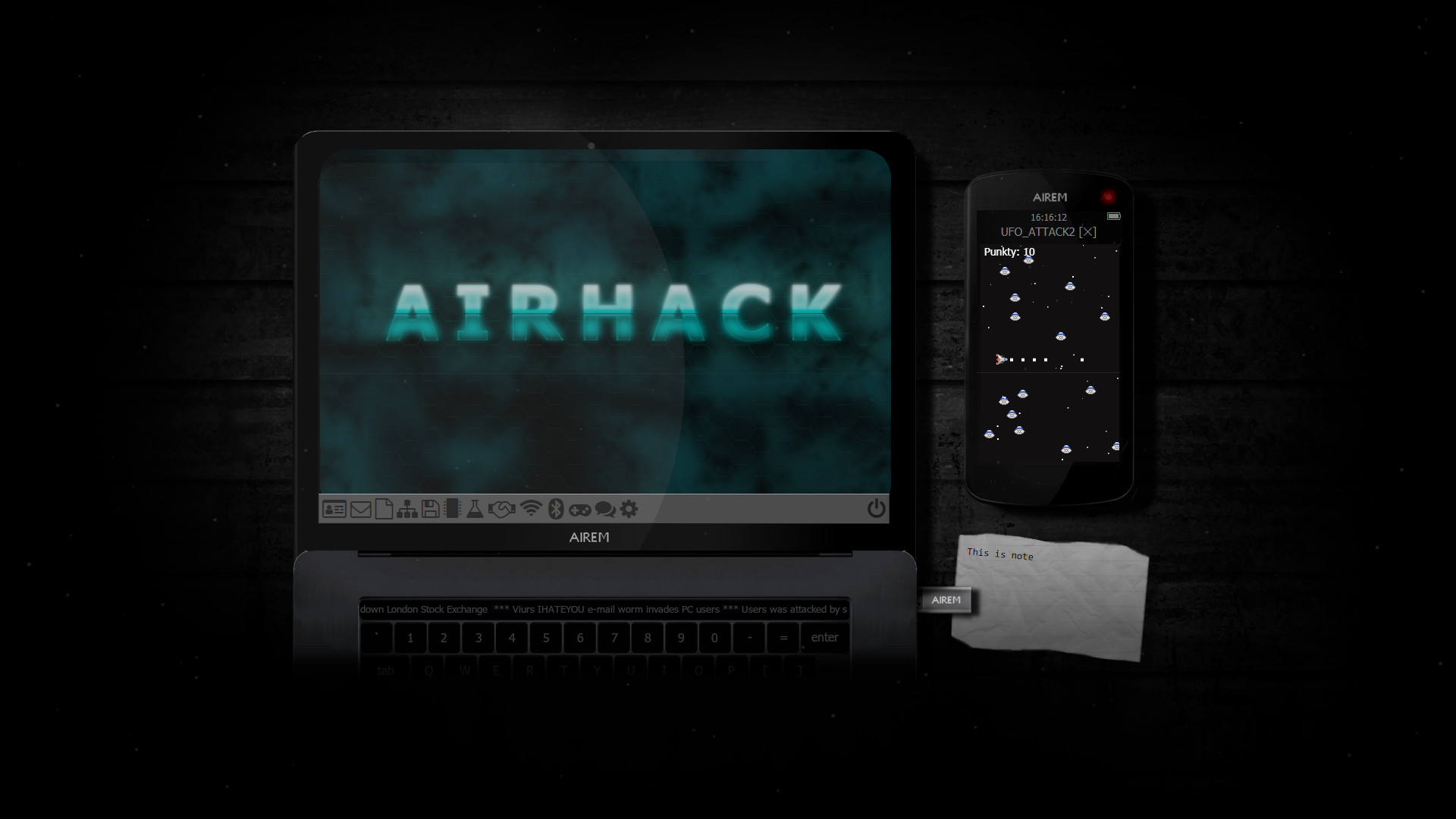 Airhack: Hacking screenshot