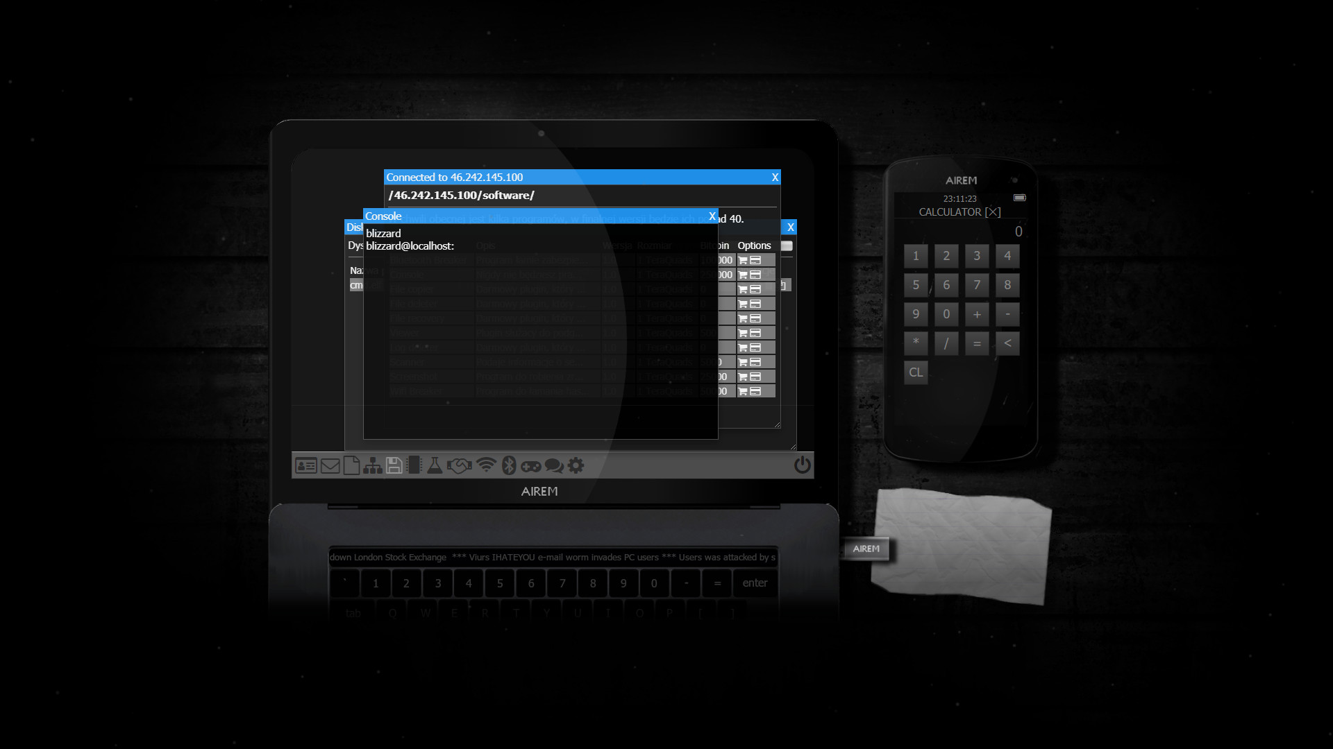 Airhack: Hacking screenshot