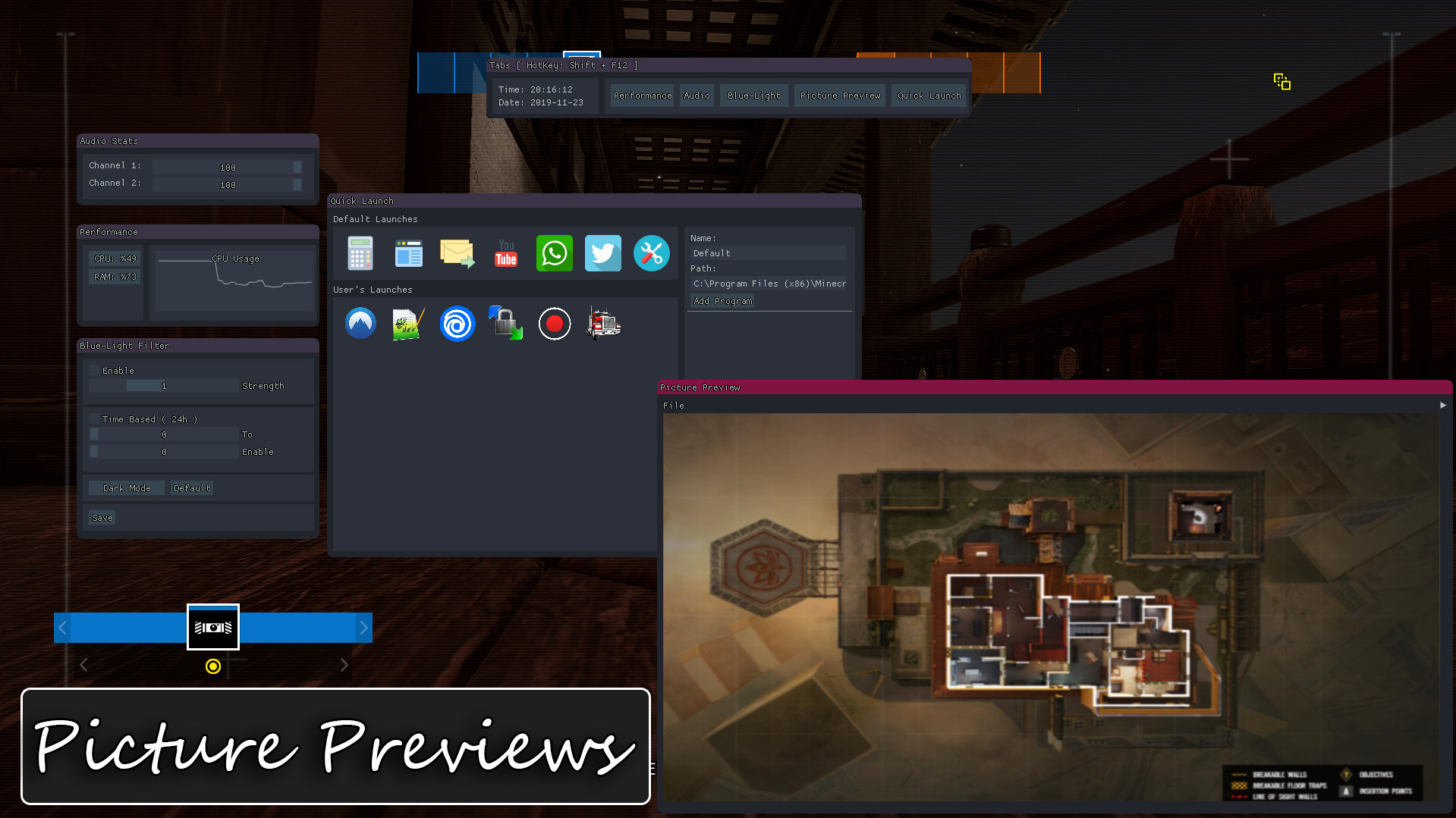 Jitsumi's Gaming Overlay screenshot