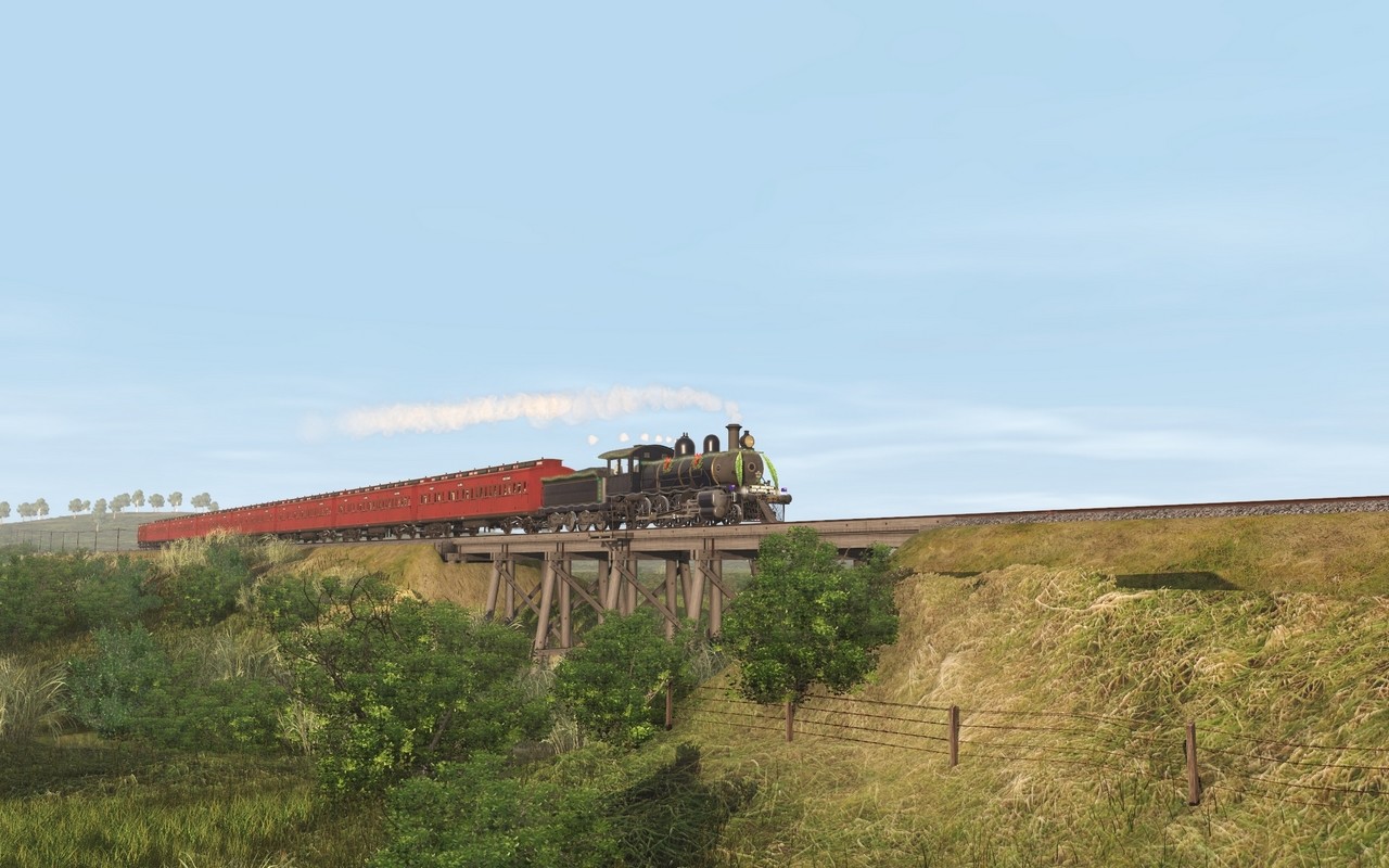 Trainz 2019 DLC - ZecRail V499 Blue & Gold and Christmas 2019 screenshot