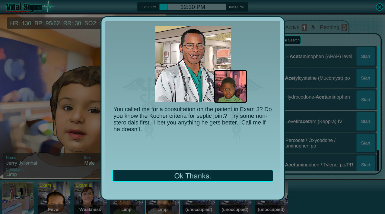 Vital Signs: ED - Infections Package screenshot