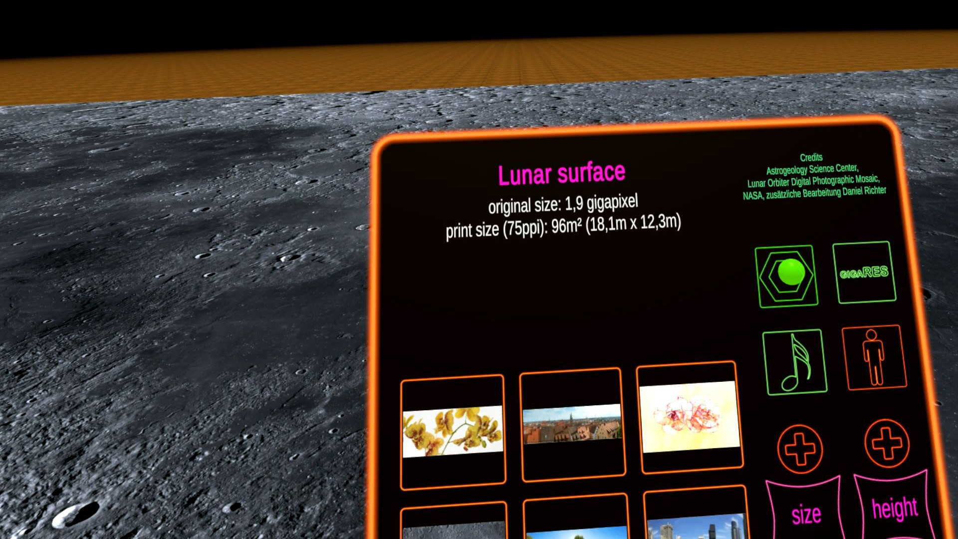 VR Gigapixel Gallery screenshot