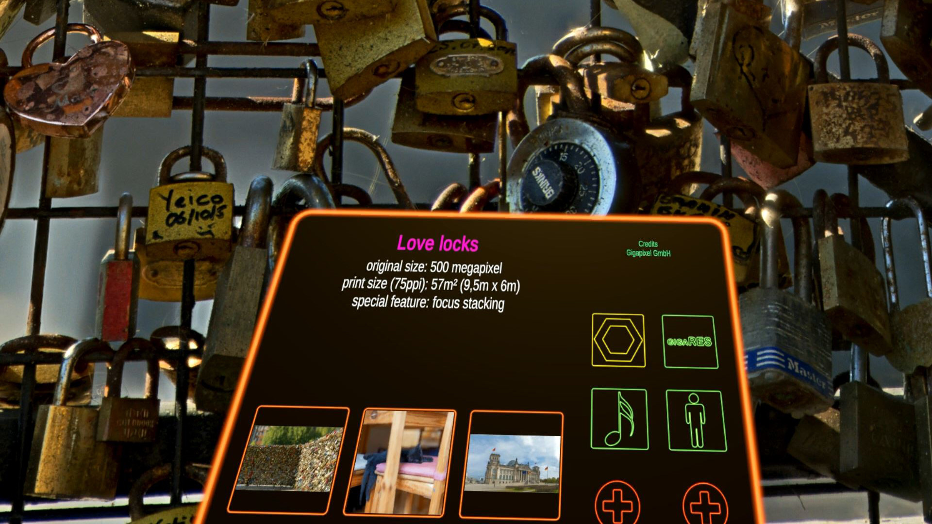 VR Gigapixel Gallery screenshot