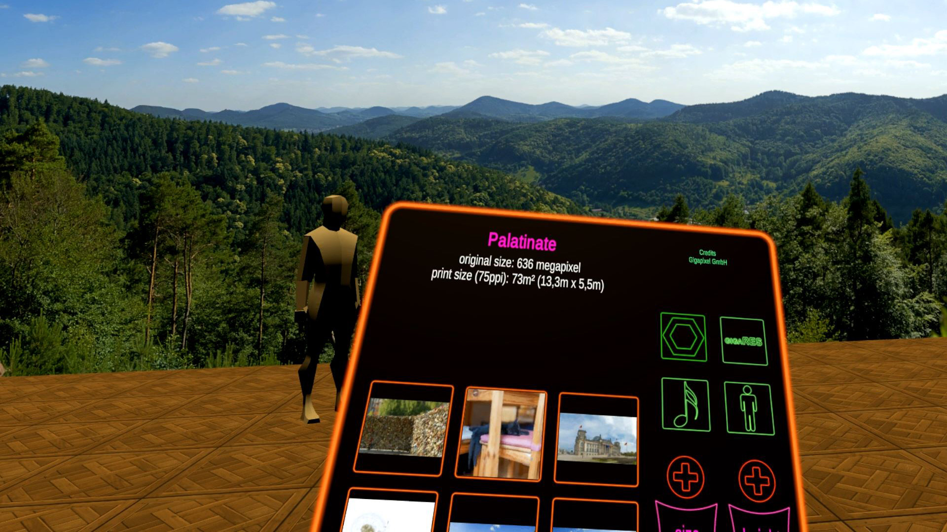 VR Gigapixel Gallery screenshot