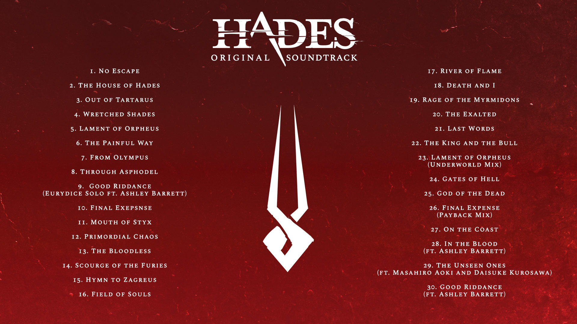 Hades Original Soundtrack screenshot