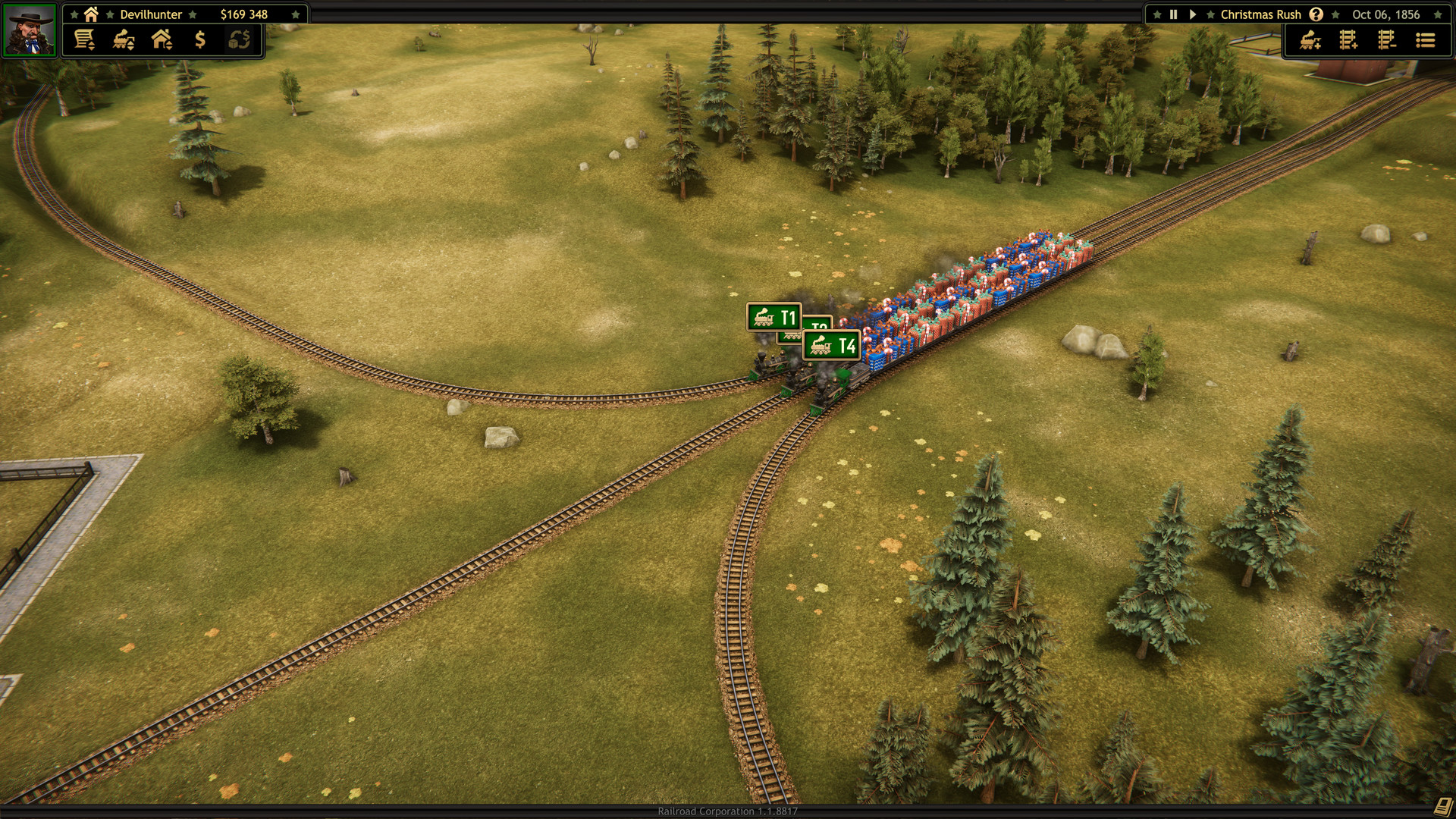 Railroad Corporation - Christmas Rush DLC screenshot