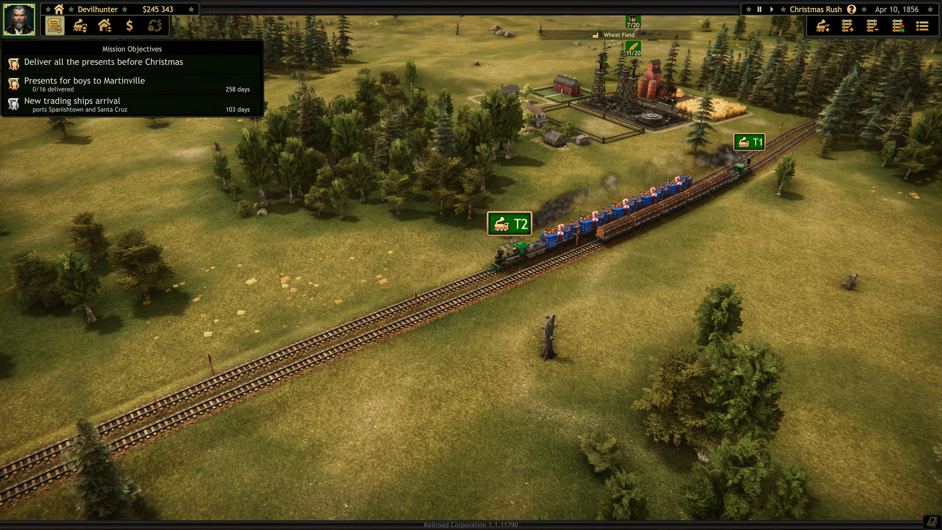 Railroad Corporation - Christmas Rush DLC screenshot