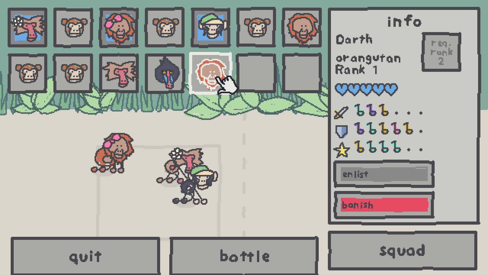 Bandapes screenshot