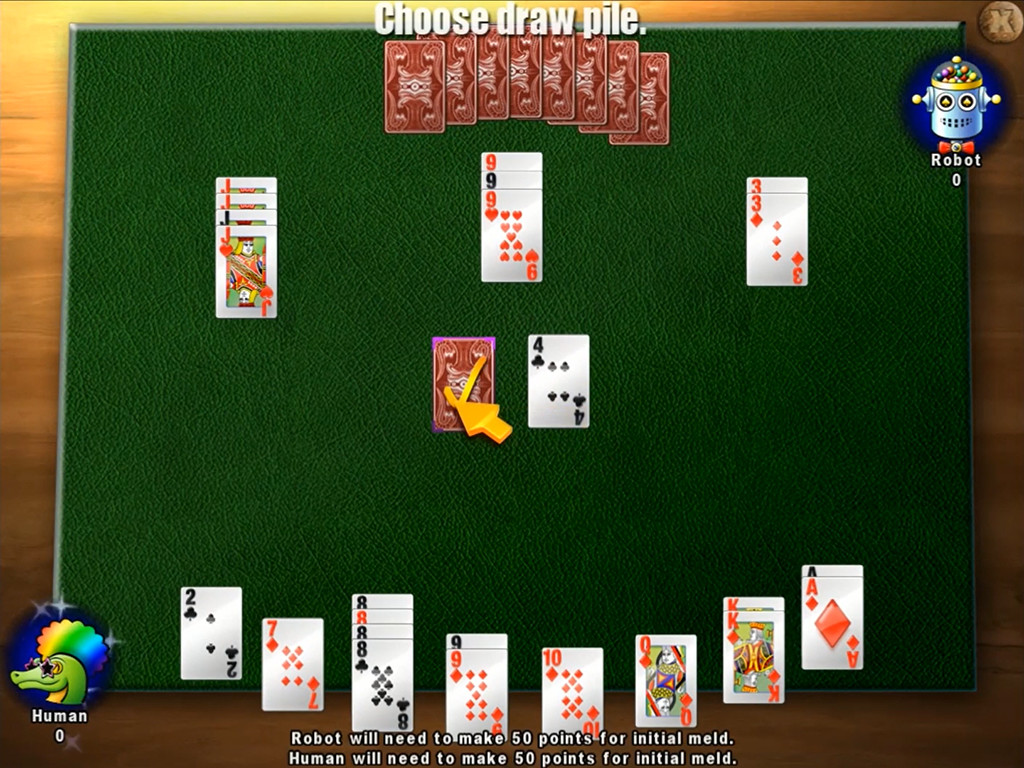 Classic Card Game Canasta screenshot