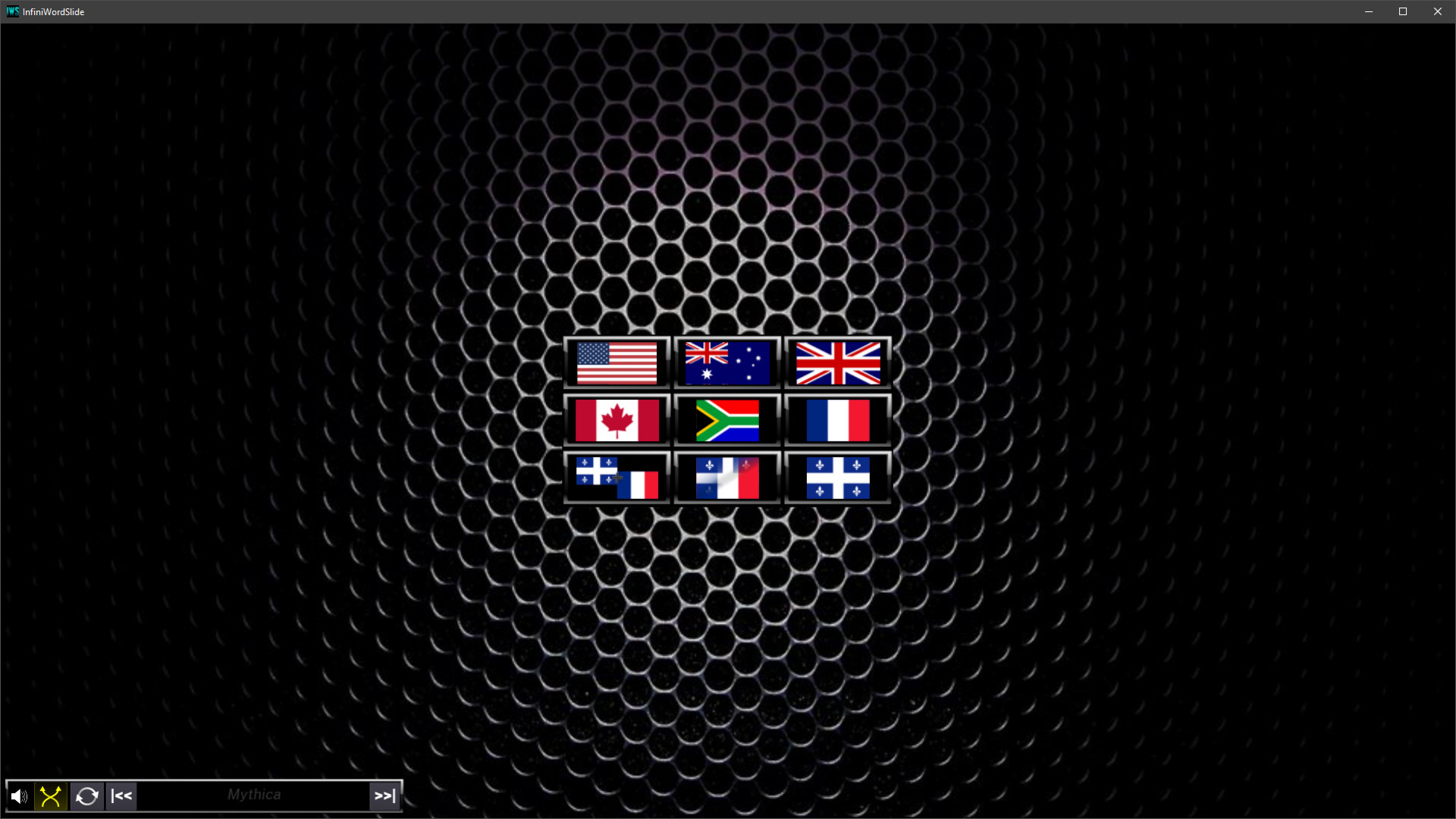 InfiniWordSlide screenshot