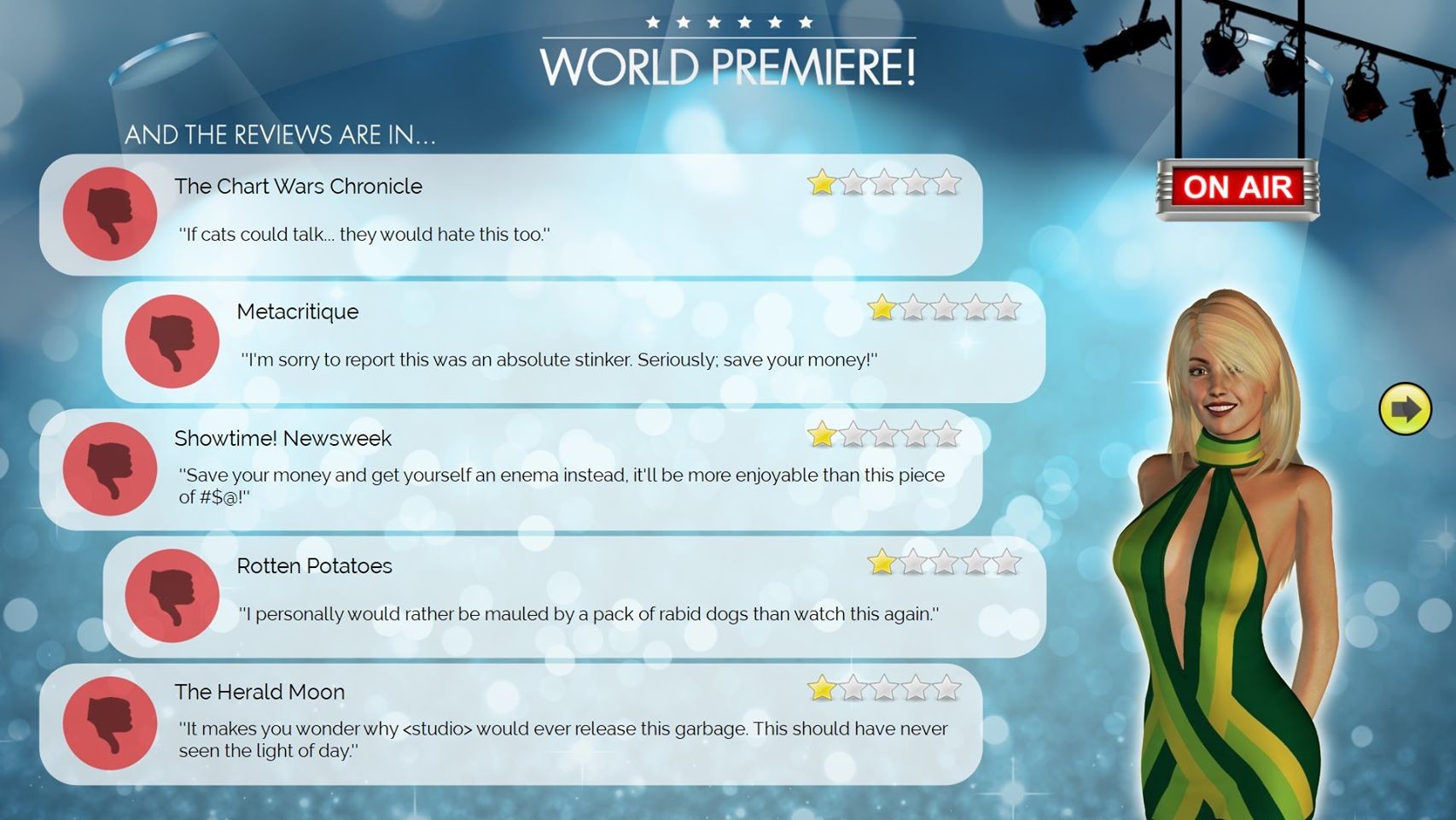 Showtime! 2 screenshot