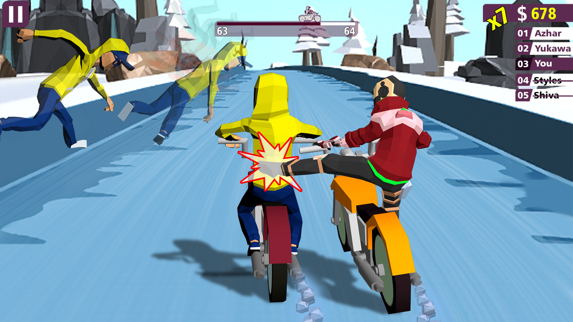 Racing Bike Fight (Corona Virus Lockdown Special) screenshot