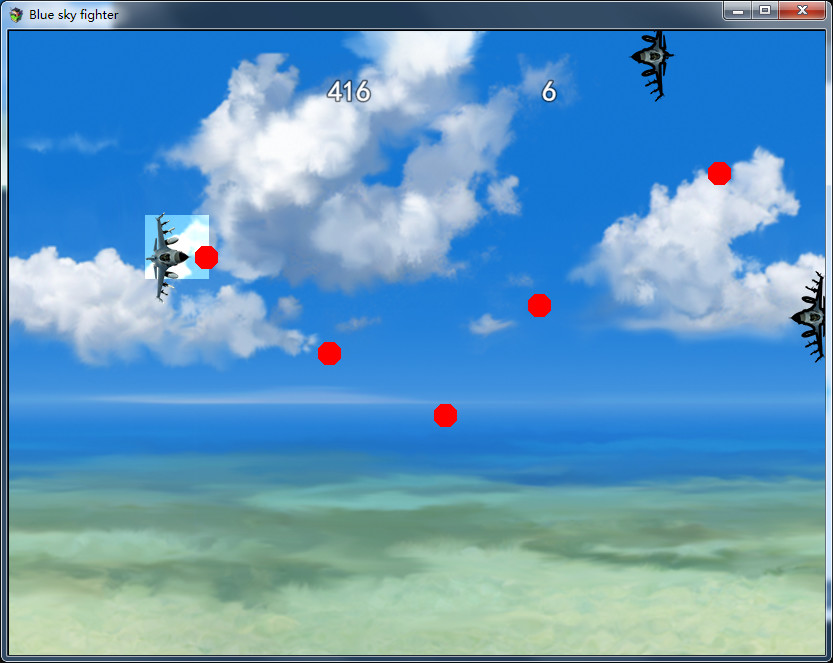 Blue sky fighter screenshot