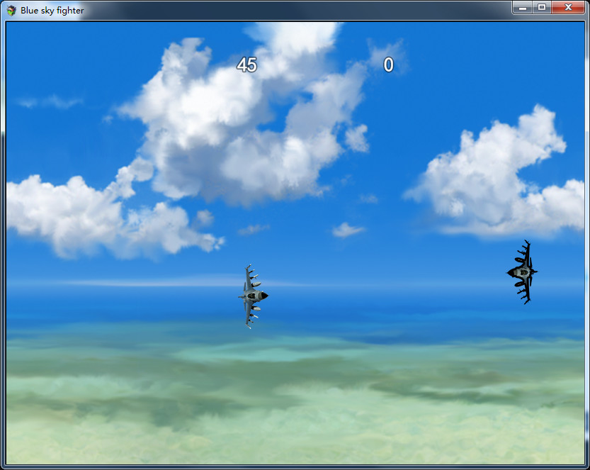 Blue sky fighter screenshot